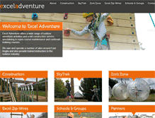 Tablet Screenshot of exceladventure.com